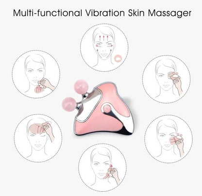 MySkinGlowly™USB Vibrant GuaSha Electric LED Facial Beauty Massage Tool